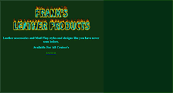 Desktop Screenshot of franksleatherproducts.com